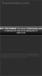 Mobile Screenshot of boomsales.com